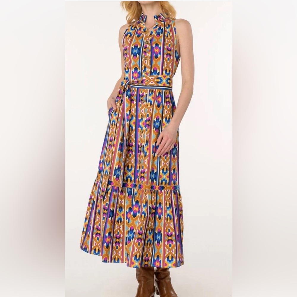 Elizabeth James Babs Dress in Navajo
